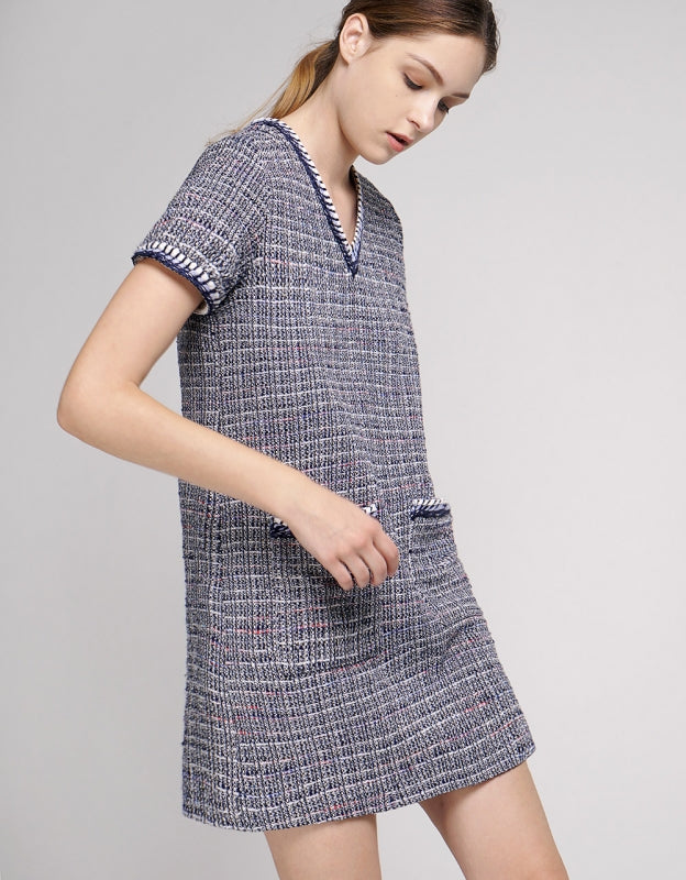 Tweed Shift Dress