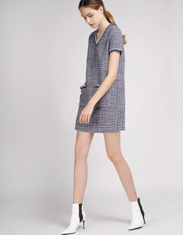 Tweed Shift Dress