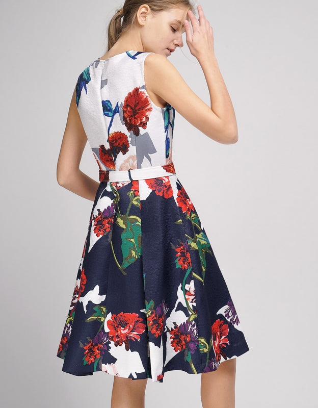 Floral A-Line Dress